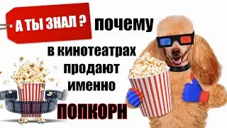 Почему в КИНОТЕАТРАХ продают именно ПОПКОРН