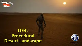 UE4: Desert Driving 1/12 - Create a desert landscape procedurally using Landmass