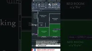 Calculating Area By Measure Geometry Command in AutoCAD | #shorts