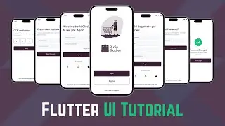 Modern Login Signup | FLUTTER UI | HM Tutorials