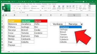 ✅Cómo Crear LISTAS DESPLEGABLES DEPENDIENTES en EXCEL de manera Fácil😉[Validación de Datos en Excel]