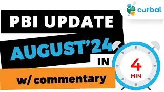 What is new in Power BI august 2024 update with commentary