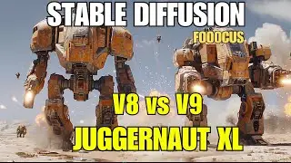 Stable Diffusion - Juggernaut XL V8 vs V9 - Is one better?