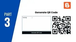 How To Add A Responsive QR Code Generator To Your Blogger Website