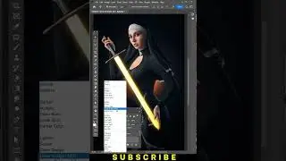 Photo Manipulation Neon Glow - Photoshop Tutorial #shorts #photoshop #photoshoptricks
