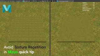 Avoid texture repetition in Maya