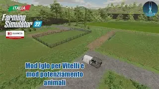 Fs22 Mod Iglo per Vitelli e mod per animali Hof Bergmann