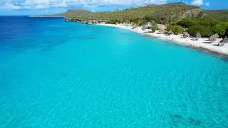 A Day in the Caribbean: 3 Hours of Curaçao's BEST Beaches (4K Drone Video with Wave Sounds)