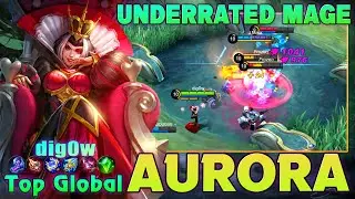 Underrated Mage Aurora Destroy Meta Heros ~ Mobile Legends