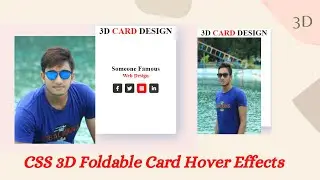 Responsive Card Design Hover Effects HTML && CSS  How To Create a Flip Card with Html & CSS #Code