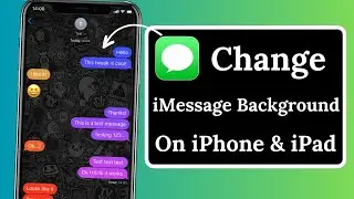 How to Change Background on iMessage / Messages iOS 17