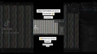 Crea tus Assets con IA para BLENDER 📌👀