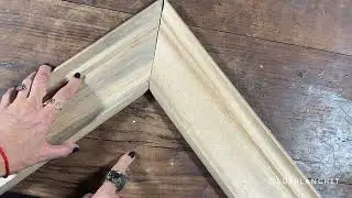 COMO HACER UN MARCO DE MADERA / LUZ BLANCHET