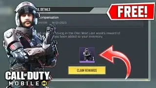 Today Codm Redeem Code | get FREE Price Chem 141 Skin in Cod Mobile | Codm Free Skin (Season 5)