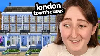 building london inspired townhouses in the sims! (Streamed 8/27/24)