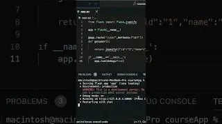 How to create an API in Flask Python. User API example