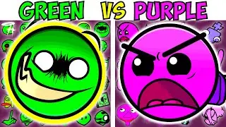 ALL GREEN VS PURPLE CHARACTERS | FNF Character Test | Gameplay VS Playground