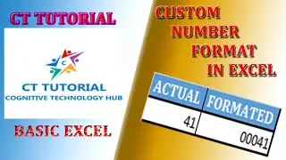 How do you change the number format in Excel? | How do I create a custom format in Excel||CTTUTORIAL