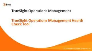 BMC TSOM: How to interpret the results of Health Check Tool