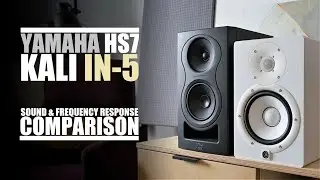 Kali Audio IN-5  vs  Yamaha HS7  ||  Sound & Frequency Response Comparison