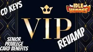 Cd key plus VIP revamp idle heroes