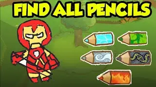 Draw a Stickman Epic 3 Find All Pencils Gameplay [ IRON MAN as Stickman ]