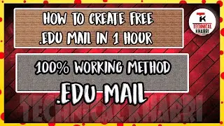 How to Create Edu Email In 2022 || Edu Mail Benefits | What is an Edu Email? 100% Working New Trick