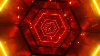 4K Seamless Loop Motion Graphic Of Flying Into Red | Animated Music Video | Animation | Relaxation