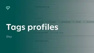 Tags Profiles for Etsy in Vela