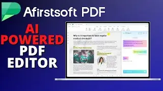 I tried another AI Powered PDF Software | Afirstsoft PDF Review