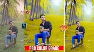 Photoshop Photo Editing - Pro Color Grade Secret Technique in Photoshop