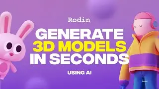 Generate any 3D models from images or texts - Rodin