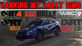 Ranking My Top 5 Rally Sims