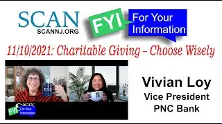 SCAN FYI Nov 10, 2021: Charitable Giving -- Choose Wisely