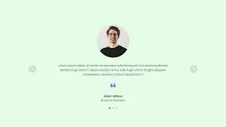 Testimonial Slider Using HTML CSS & JavaScript | SwiperJs