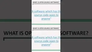 What is an Open Source Software? 