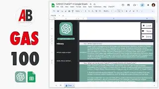 Use ChatGPT in Google Sheets with Apps Script & OpenAI API: GAS100