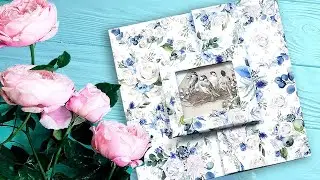 💗  Альбом ручной работы. | Семейный фотоальбом для фотографий 9х13 см. как сделать миник скрапбукинг