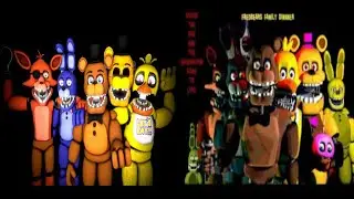 Unwithered and unnightmare ANİMATRONİCS SİNG THE FNAF SONG
