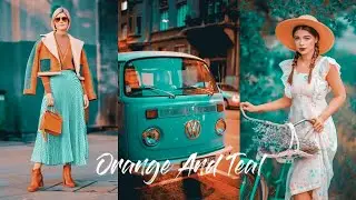 How To Edit Orange And Teal ||Free Preset lightroom Mobile Tutorial