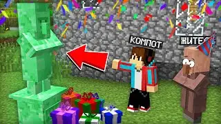 ВОТ ЧТО Я ПОДАРИЛ ЖИТЕЛЮ НА ДЕНЬ РОЖДЕНИЯ В МАЙНКРАФТ | Компот Minecraft