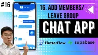 NoCode Chat App with FlutterFlow and Supabase (Part 16)