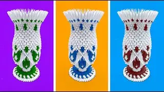 3D Origami Vase Made Easy