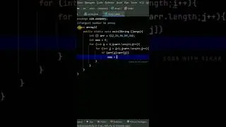 print the largest element in array java program | java array program 