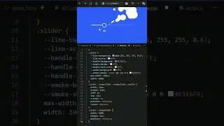 Day 018 - 😍 Awesome css smoke slider button animation #coding #webdevelopment #frontend #html #css