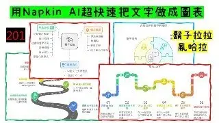 鬍子拉拉亂哈拉201: 用Napkin AI超快速把文字做成圖表