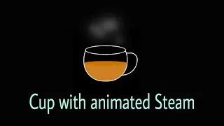 Make an animation of Steam through a cup using HTML and CSS only