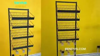 ТОРГОВА СТІЙКА З КОШИКАМИ ТА ГАЧКАМИ