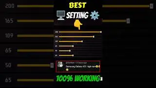 Best Settings ⚙️| Samsung Galaxy A31📲 Sensi + Dpi || 2024 Free Fire ⚡ Highlights