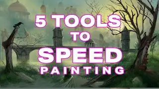 5 tools to help you speed painting in Adobe Photoshop